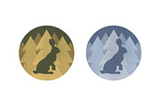 Forest Animals Emblem Collection, an Animal Illustration by PsychocheArt (Thumbnail 8 of 9)