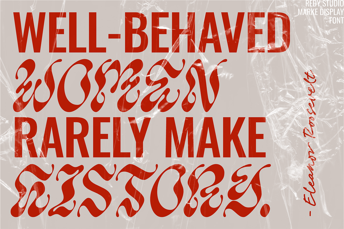 MARKE - DISPLAY FONT, a Symbol Font by RedyStudio (Photo 2 of 8)