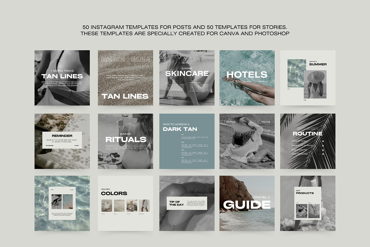 Aesthetic Instagram Templates XII, a Social Media Template by Instprofi | Studio Estimo (Photo 3 of 8)