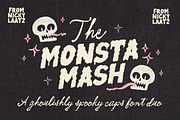Monsta Mash Font Duo, a Handwritten Font by Nicky Laatz (Thumbnail 1 of 16)