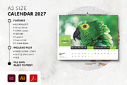 Landscape Calendar 2027 Template, a Stationery Template by MstArtwork (Thumbnail 1 of 7)