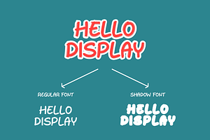 Hello Display - Brush Font