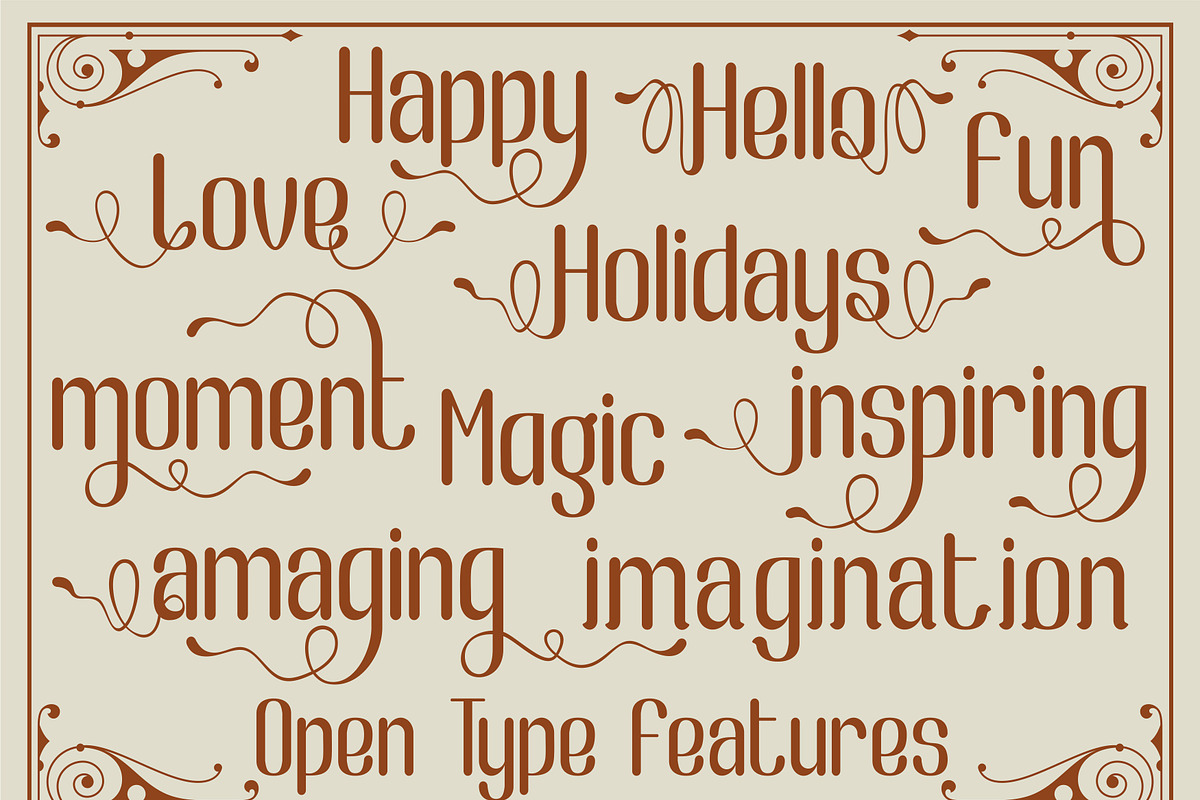 Adrena - Display Typeface, a Font by Annivers Type (Photo 4 of 5)