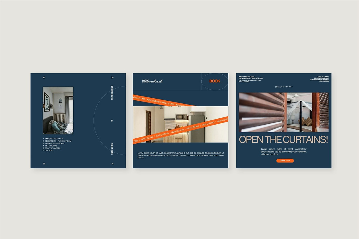 140 Luxury Real Estate Template, a Social Media Template by Prapti Design (Photo 4 of 12)