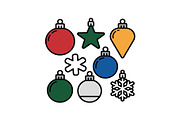 Colorful Christmas Ornament Pattern, a Graphic by yasushie (Thumbnail 10 of 16)