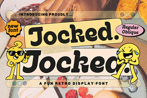 Jocked - Fun Retro Display Font