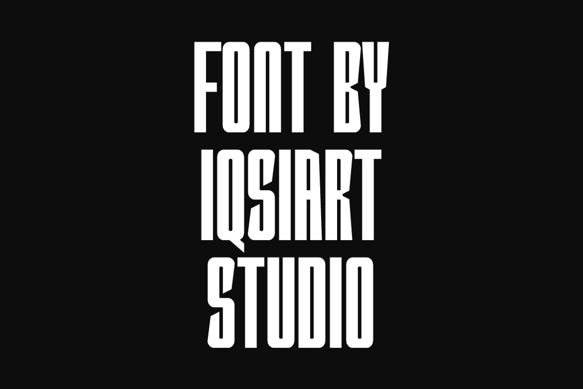 Misregon - Sports Font, a Sans Serif Font by Iqsiart Studio (Photo 4 of 7)