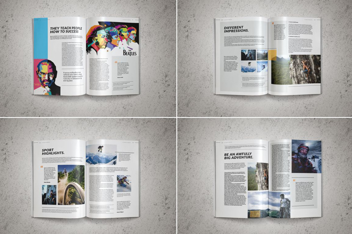 Le Sports MGZN, a Magazine Template by Kingtown (Photo 4 of 5)
