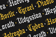 Aortascarta, a Blackletter Font by ilhamtaro (Thumbnail 4 of 13)