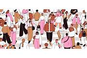 People crowd on city crosswalk, a Person Illustration by Good Studio (Thumbnail 2 of 3)