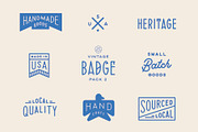 Vintage Badge Pack 2, an Illustration by Nomad Stockpile (Thumbnail 1 of 2)