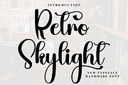 Retro Skylight, a Handwritten Font by InermediaSTUDIO (Thumbnail 1 of 8)