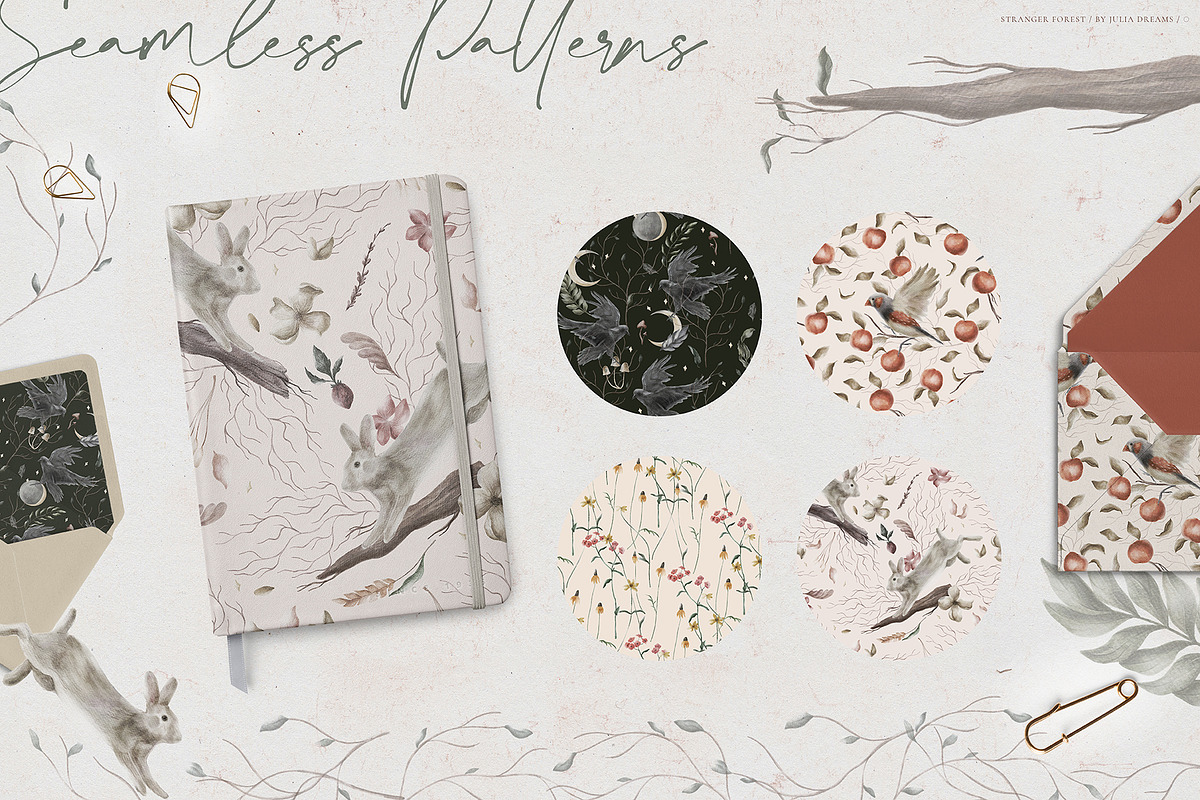 Stranger Forest Collection, an Animal Illustration by Julia Dreams (Photo 7 of 12)