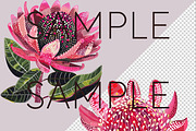 Aboriginal Style Flower Clipart PNG, a Decorative Illustration by Pawcasso's Portraits (Thumbnail 2 of 9)
