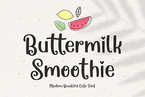 Buttermilk Smoothie