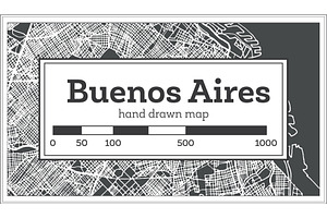 Buenos Aires Argentina City Map