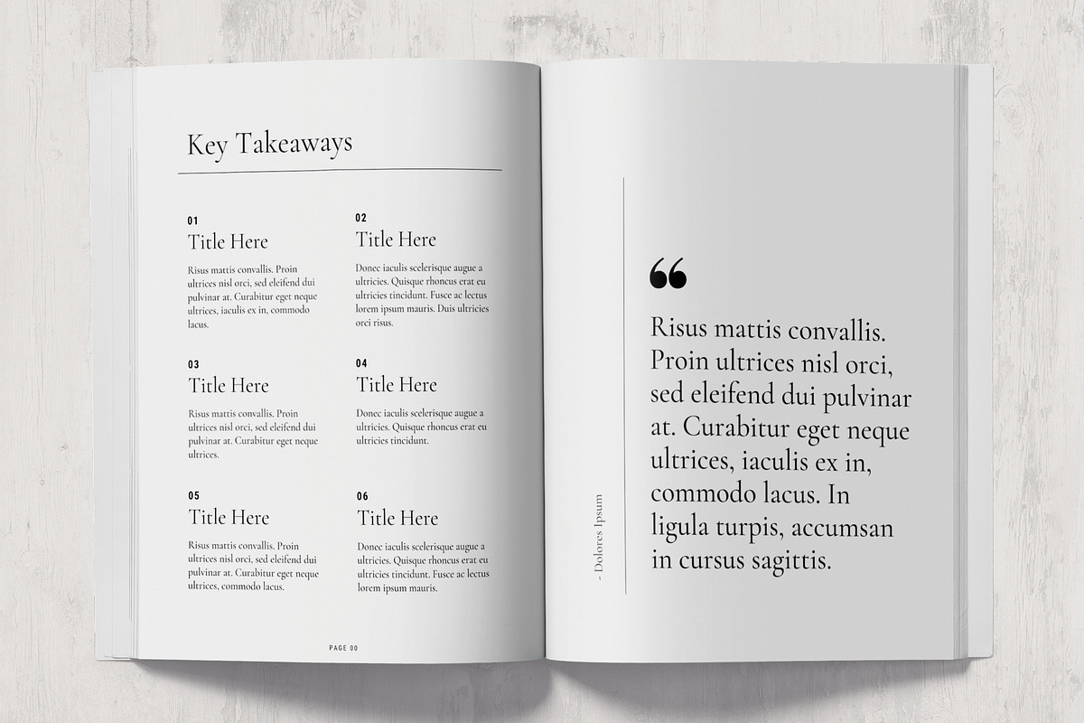 Minimal eBook Template for Canva, a Magazine Template by Paperweight Memories (Photo 7 of 16)
