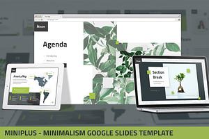 MiniPlus - Minimalism Google Slides