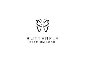 Simple and Minimalism Butterfly Logo, a Branding & Logo Template by AlvinStd