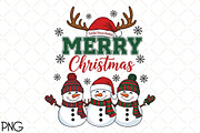 Merry Christmas Family PNG, an Illustration by Black Bird Studio (Thumbnail 1 of 4)