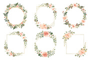 Geometric Floral Frames Set, an Illustration by jahid234 (Thumbnail 4 of 20)