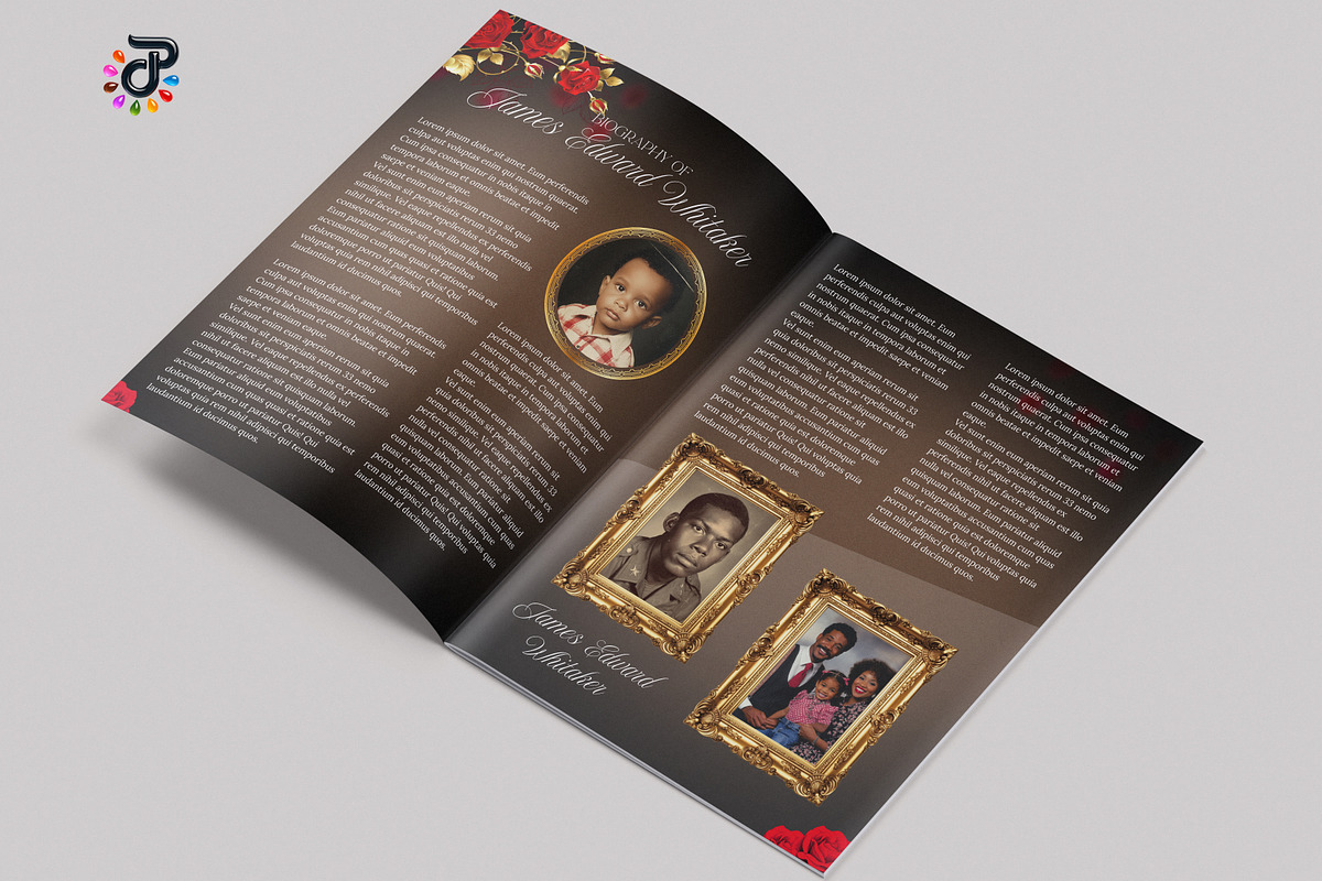 Elegant Canva Obituary Template, a Brochure Template by Protech Design ENT (Photo 5 of 9)