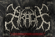 Cobweb Death Metal Font, a Blackletter Font by Fonday Studio (Thumbnail 5 of 12)