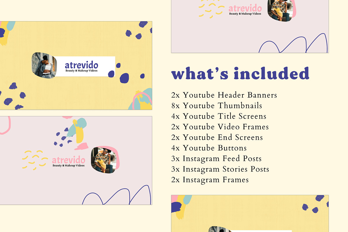 Atrevido - Youtube Brand Kit, a Social Media Template by hello next brand (Photo 2 of 6)