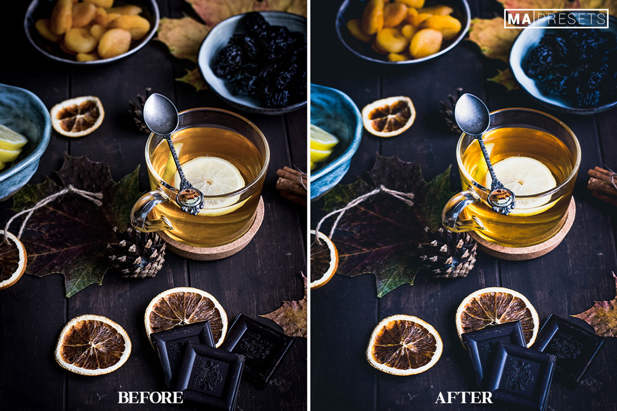 10 DARK FOOD Lightroom Presets, a Preset Add-On by MaPresets (Photo 10 of 14)