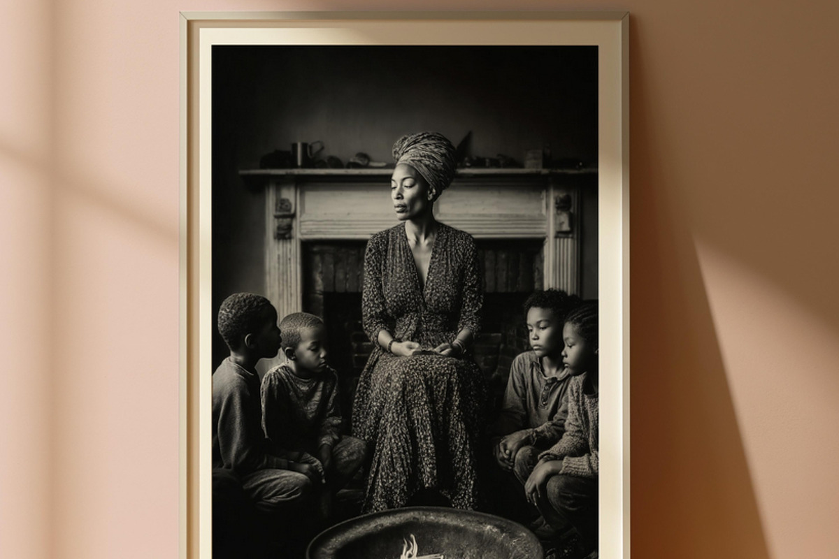 Victoria Era Black Wall Art Set, a Decorative Illustration by PrintablesByFranklyn (Photo 3 of 17)