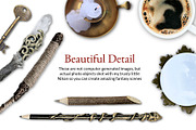 Fantasy Writers Desk Scene Creator, a Books & Magazine Mockup by Storyteller Design (Thumbnail 3 of 9)