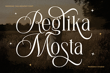 Reglika Mosta - Wedding Family Font