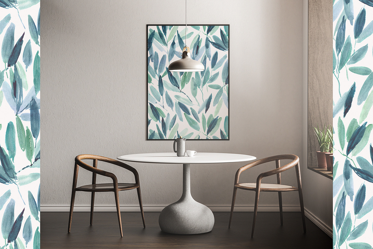 Nature vibes - seamless pattern, a Pattern Graphic by Katerina Tova (Photo 2 of 16)