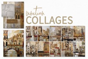 Venetian Collage Paintings