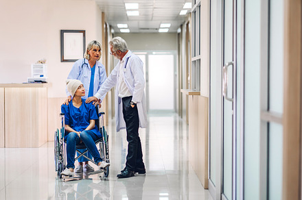Professional medical doctor team with stethoscope in uniform dis, a Person Photo by Art_Photo