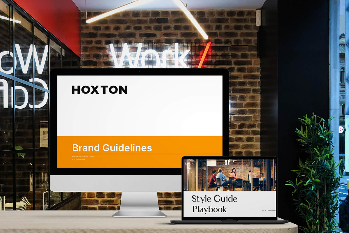 Hoxton Style Guide Template, a Presentation Template by Luxia (Photo 7 of 11)