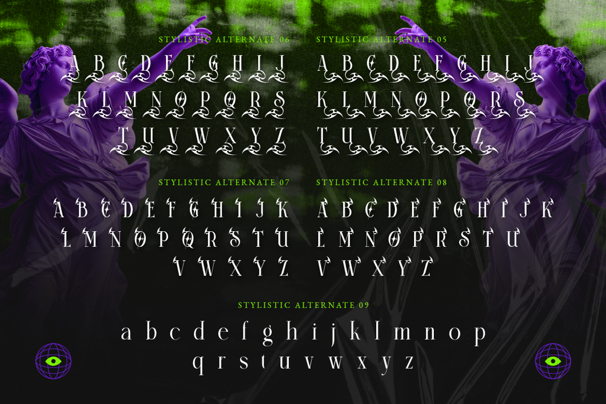 Anomale - Dark Tribal Font, a Blackletter Font by Artisan Themes (Photo 7 of 11)