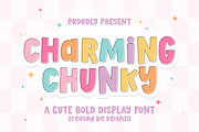 Charming Chunky - Display Font, a Handwritten Font by Keithzo (Thumbnail 1 of 8)