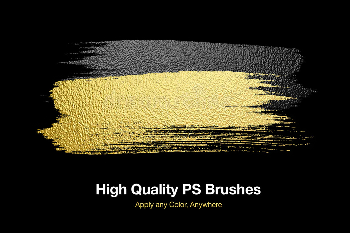 Watercolor Stroke Photoshop Brushes, a Brush Add-On by INTENTFX (Photo 4 of 4)