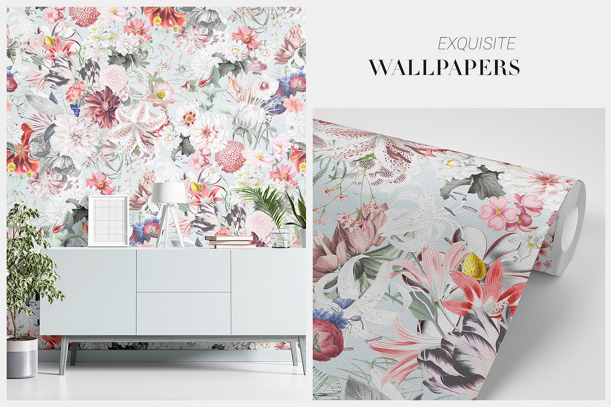 Enamour, Elegant Floral Blooms., a Pattern Graphic by TSTUDIO (Photo 4 of 14)
