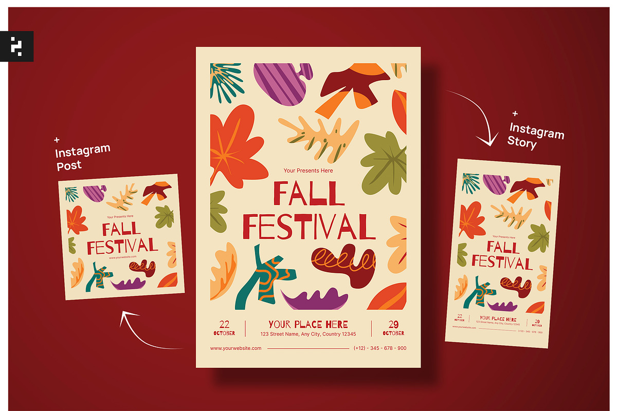 Creative Fall Festival Flyer, a Flyer Template by Neermana (Photo 1 of 4)