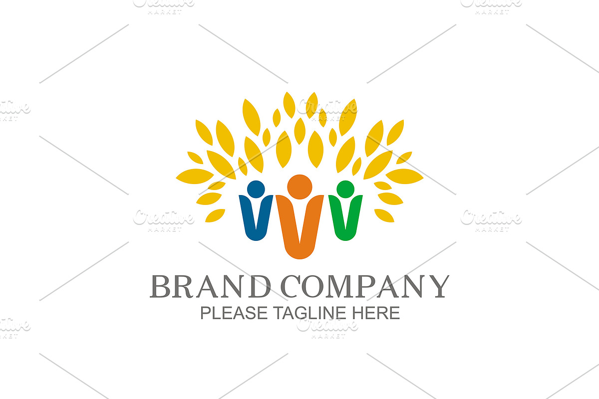 20 Logo Family Life Templates Bundle, a Branding & Logo Template by Friendesigns (Photo 12 of 21)
