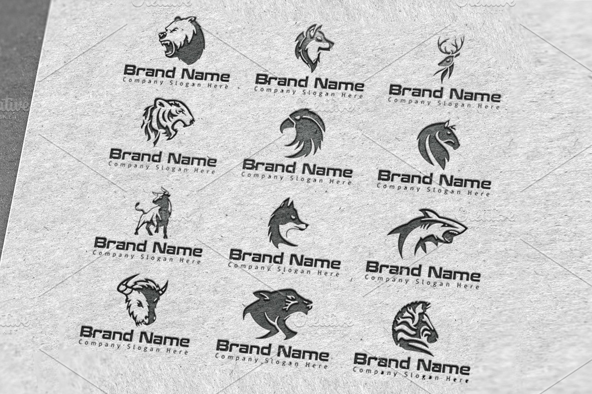 WILD! Logo Bundle - Vector & Mock-Up, a Branding & Logo Template by ...