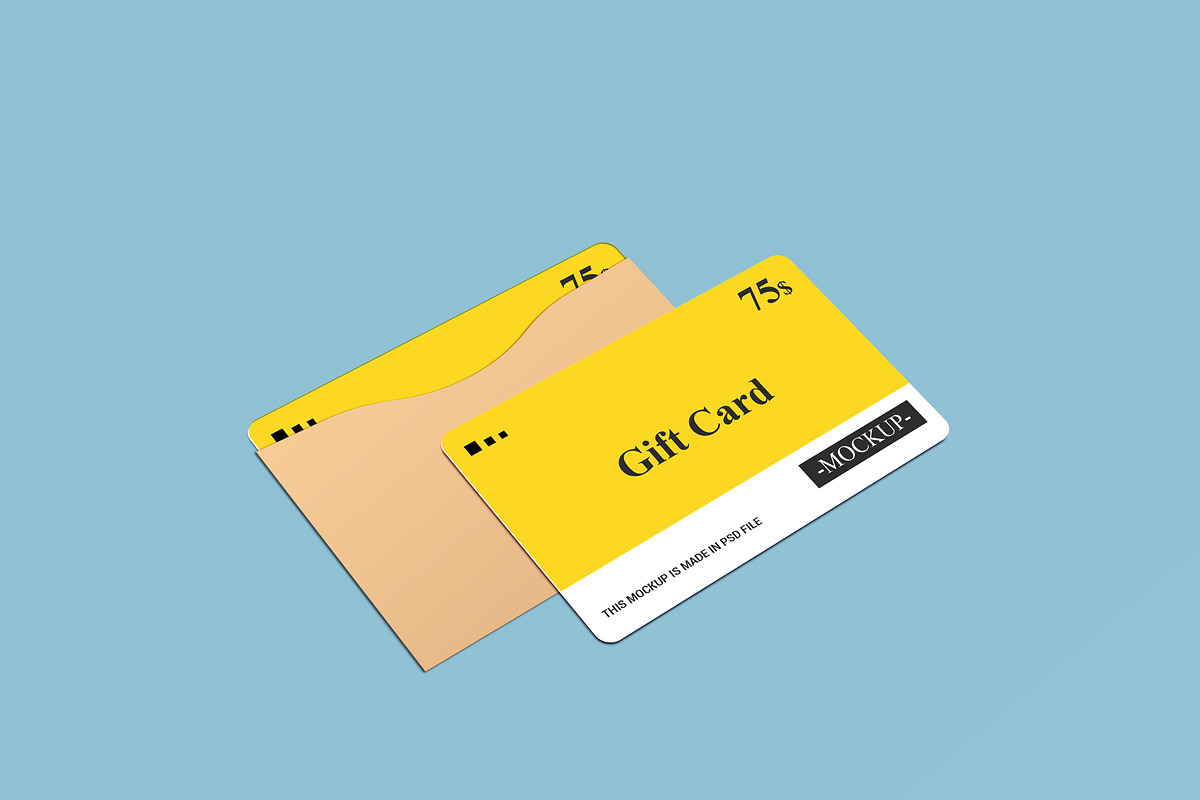 Gift Card Mockup Design, a Print Template by alimran24 (Photo 32 of 33)