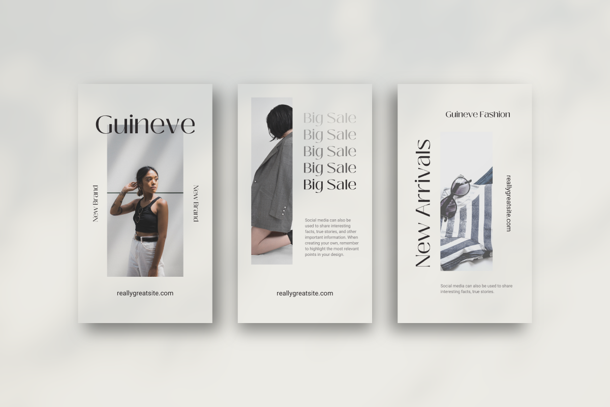 Guineve Fashion - Canva Instagram, a Social Media Template by Inkofert (Photo 7 of 11)