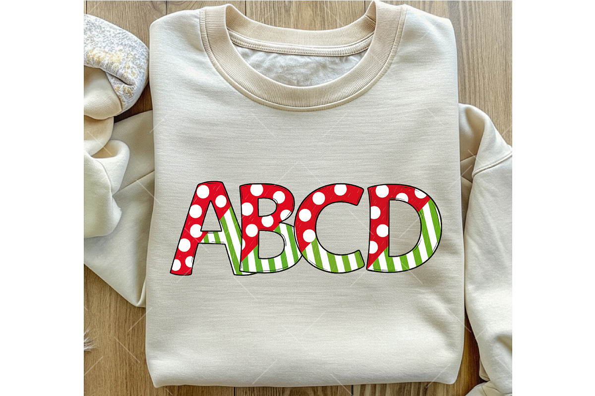Christmas Alphabet Sublimation, an Illustration by OK Design (Photo 6 of 7)