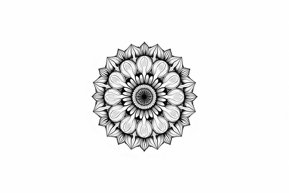 Mandala Coloring Pages Bundle, an Illustration by Artivon (Photo 8 of 11)