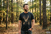 Rustic Buck And Deer In Dark Pine, an Object Graphic by SharpMarketplace (Thumbnail 2 of 4)