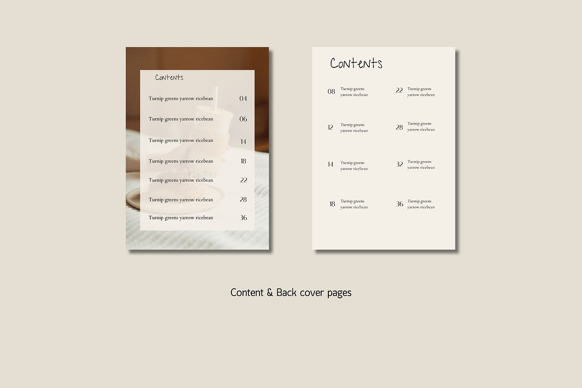 Recipe Template Canva, a Magazine Template by Deepa Template Studio (Photo 11 of 13)