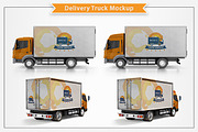 Delivery Truck Mockup PSD Pack, an Advertising Mockup by Plus Media (Thumbnail 5 of 5)